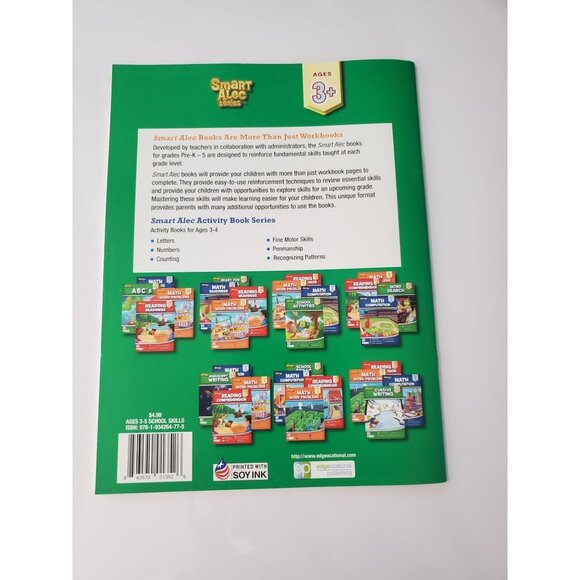 New School Skills Smart Alec Series Workbook Ages 3+ - Picture 2 of 4